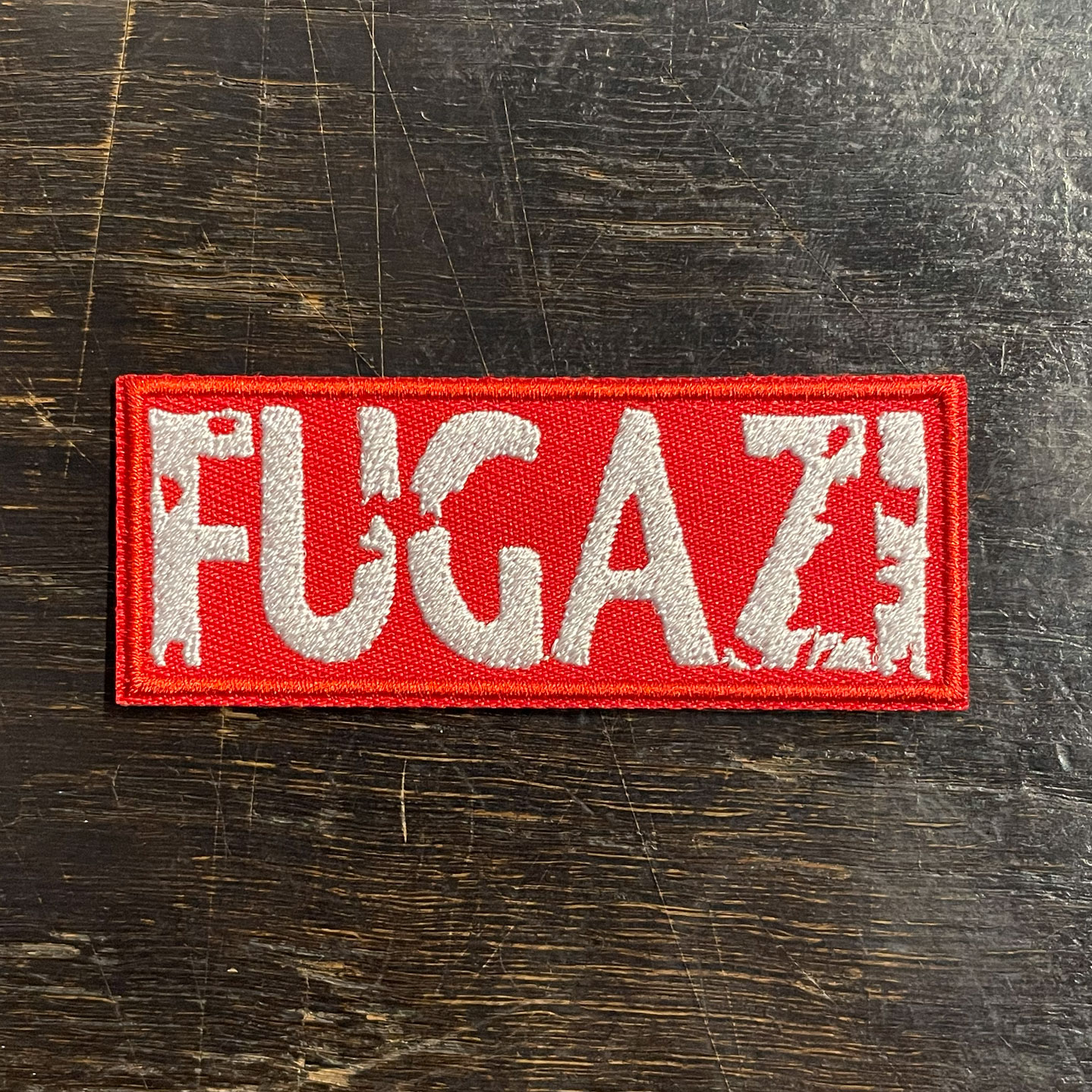 FUGAZI 刺繍ワッペン LOGO