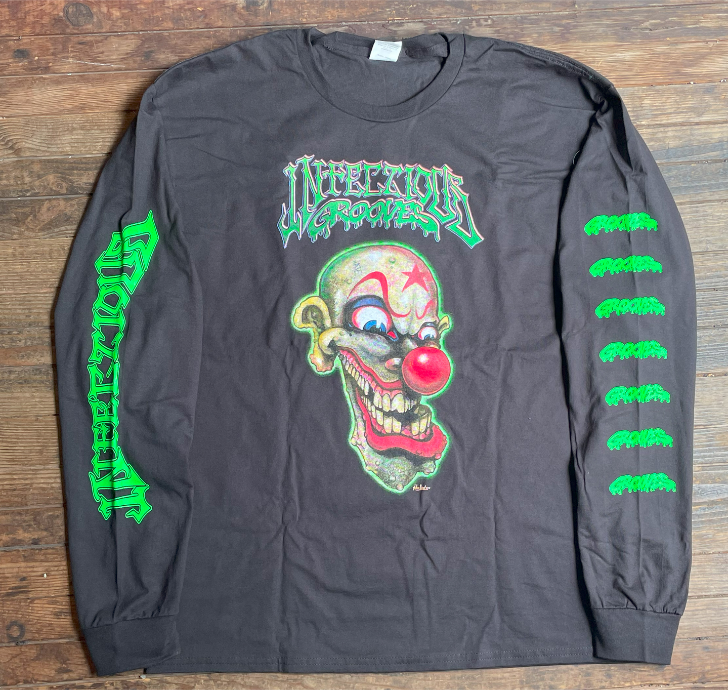 Infectious Grooves ロングスリーブTシャツ Violent & Funky オフィシャル！