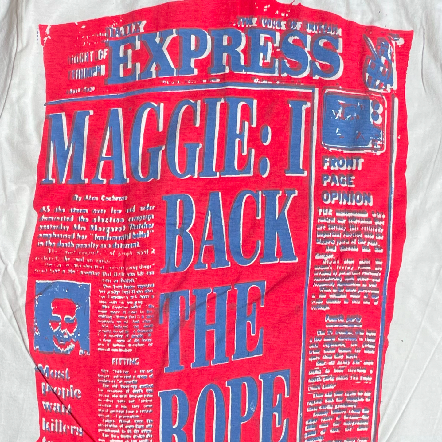 Thatcher ROPES Tシャツ