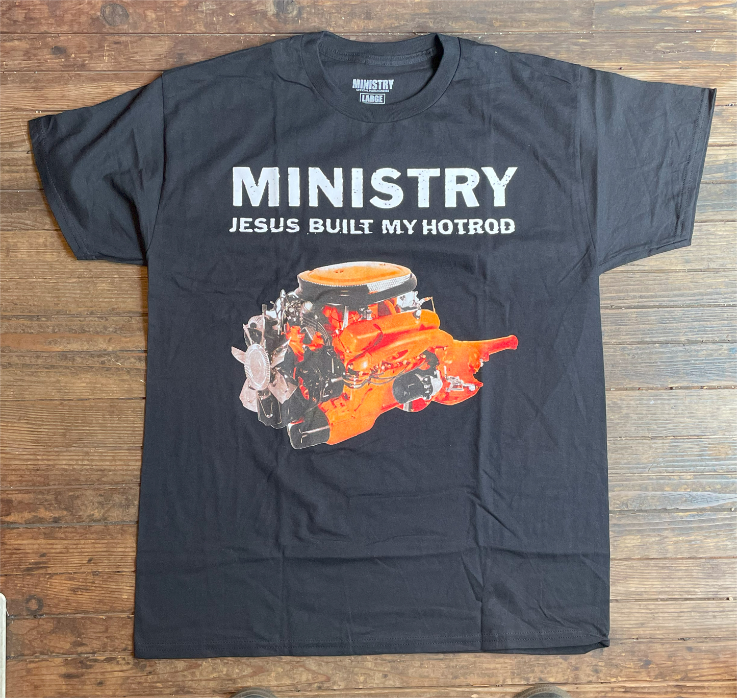 MINISTRY Tシャツ Jesus Built My Hotrod オフィシャル！
