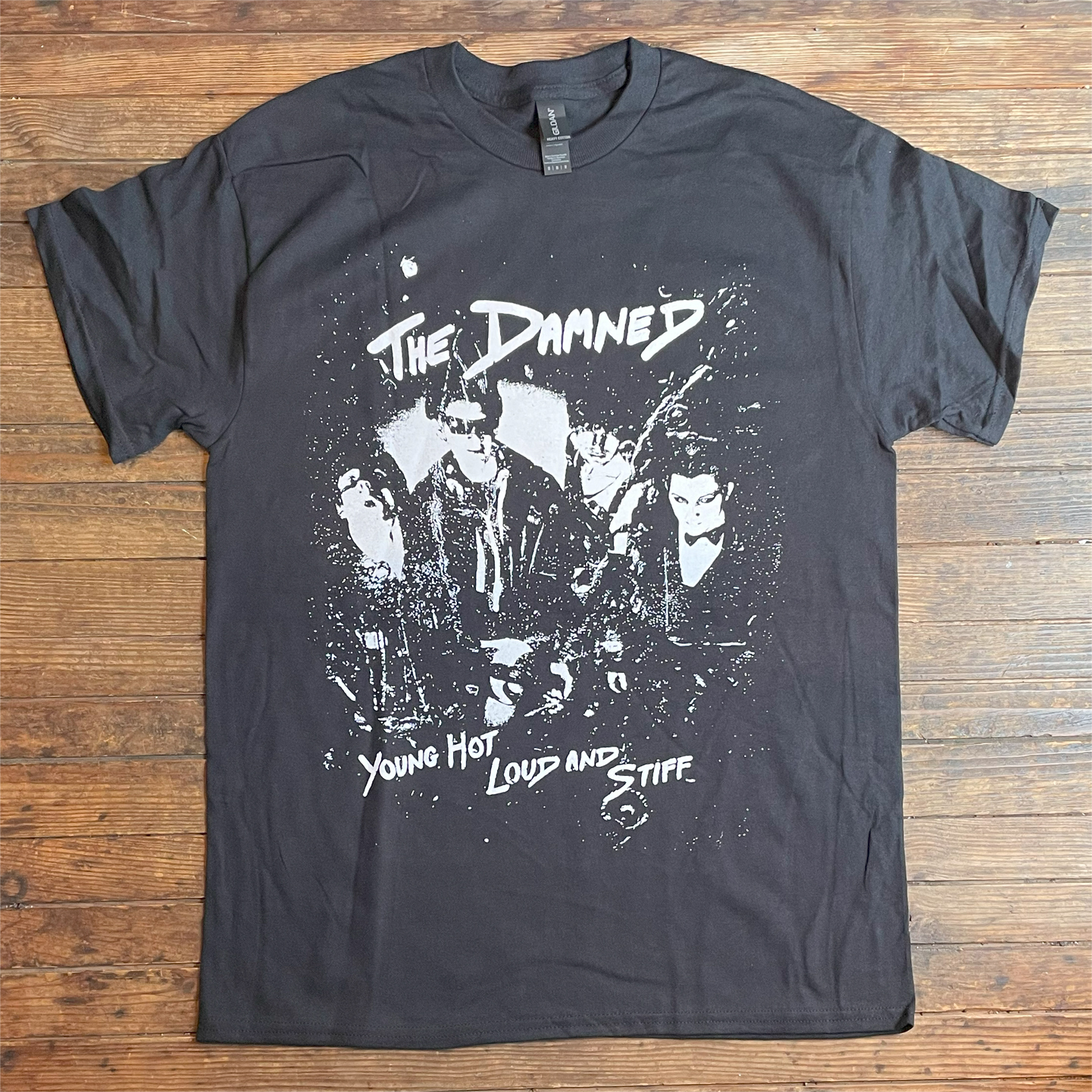 THE DAMNED Tシャツ Young Hot Loud And Stiff オフィシャル！