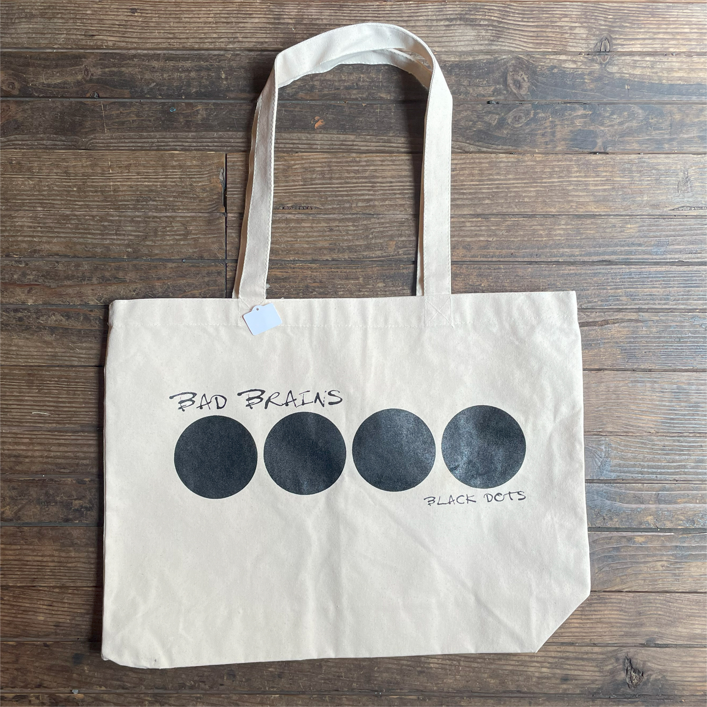 BAD BRAINS TOTEBAG Black Dot