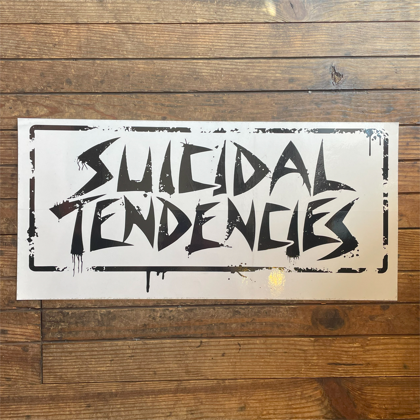 SUICIDAL TENDENCIES 特大ステッカー BIG LOGO2