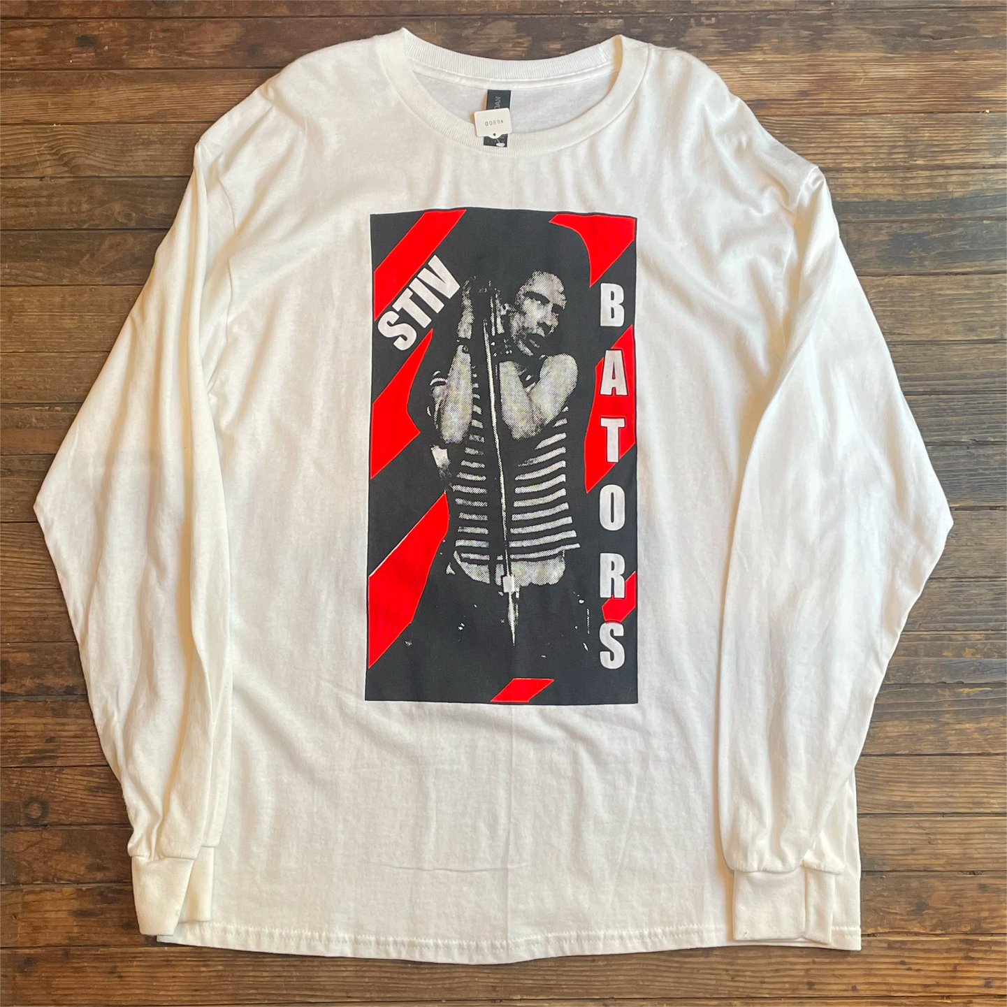 STIV BATORS ロングスリーブTシャツ PHOTO