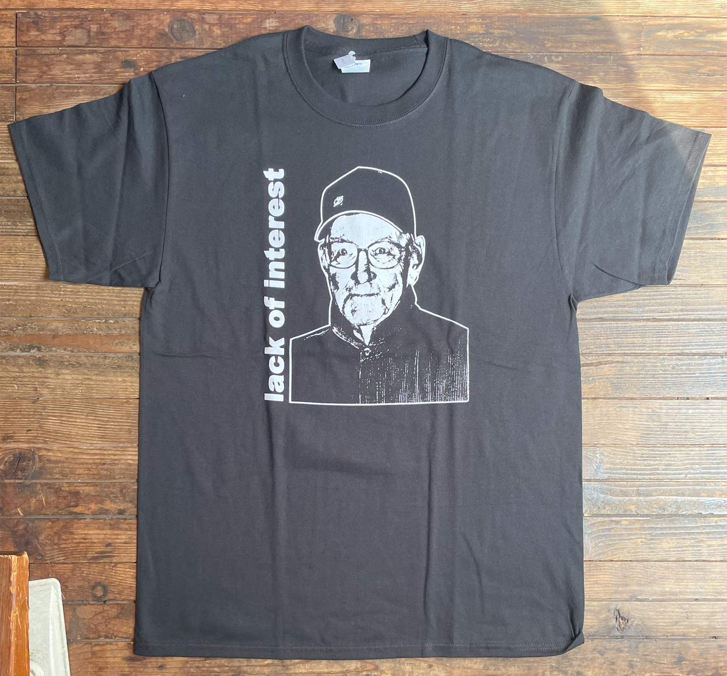 LACK OF INTEREST Tシャツ Granpa オフィシャル！