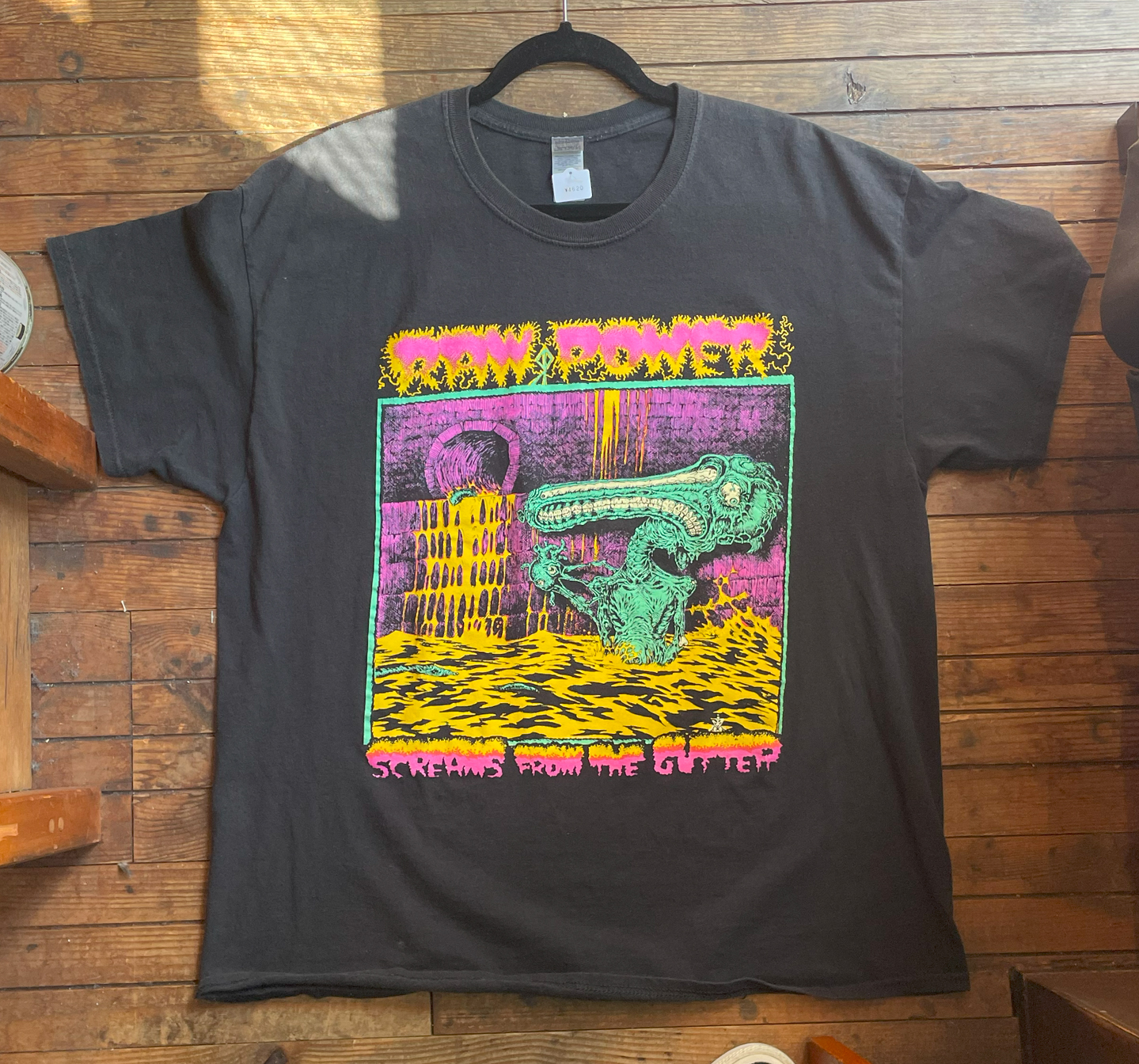 USED! RAW POWER Tシャツ