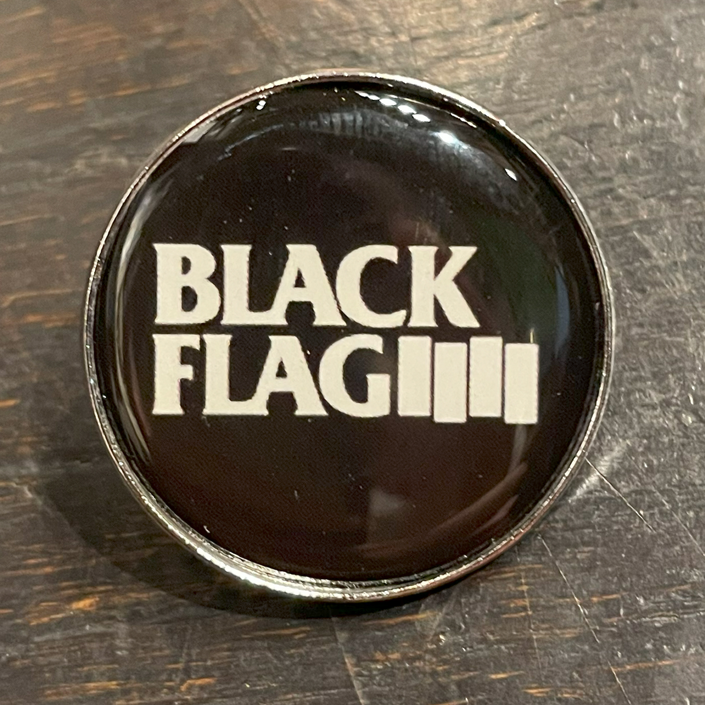 BLACK FLAG ピンバッジ LOGO