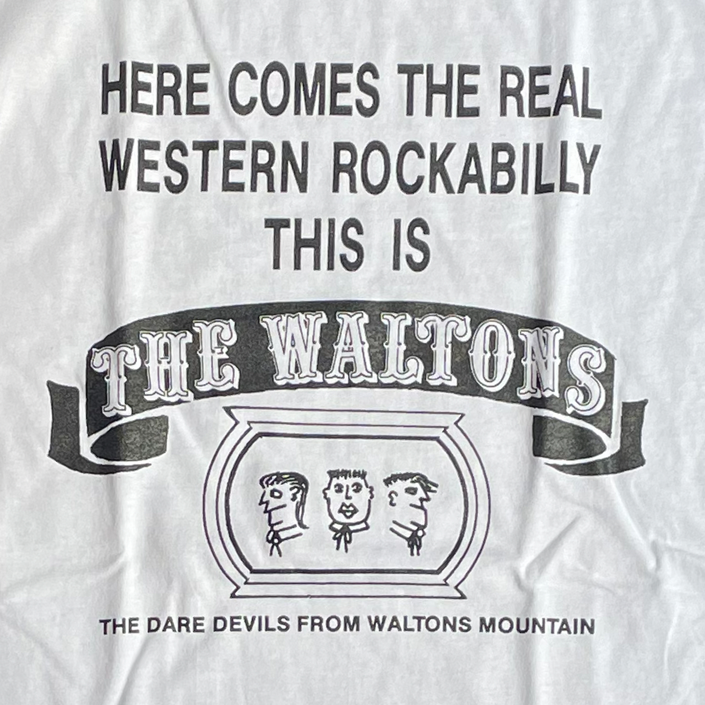 THE WALTONS Tシャツ here comes the real western rockabilly!