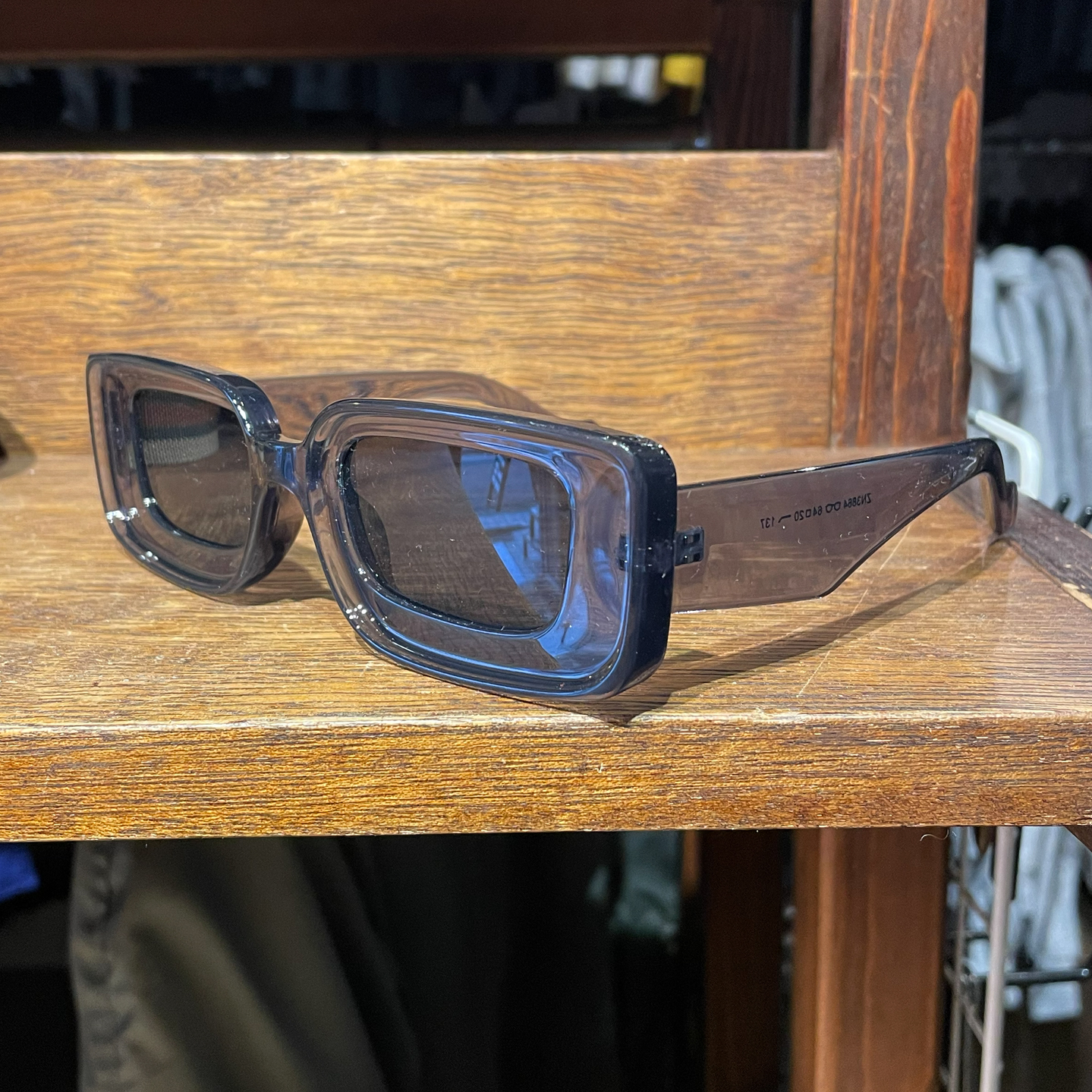 PUNK SUNGLASS CLEAR GRAY