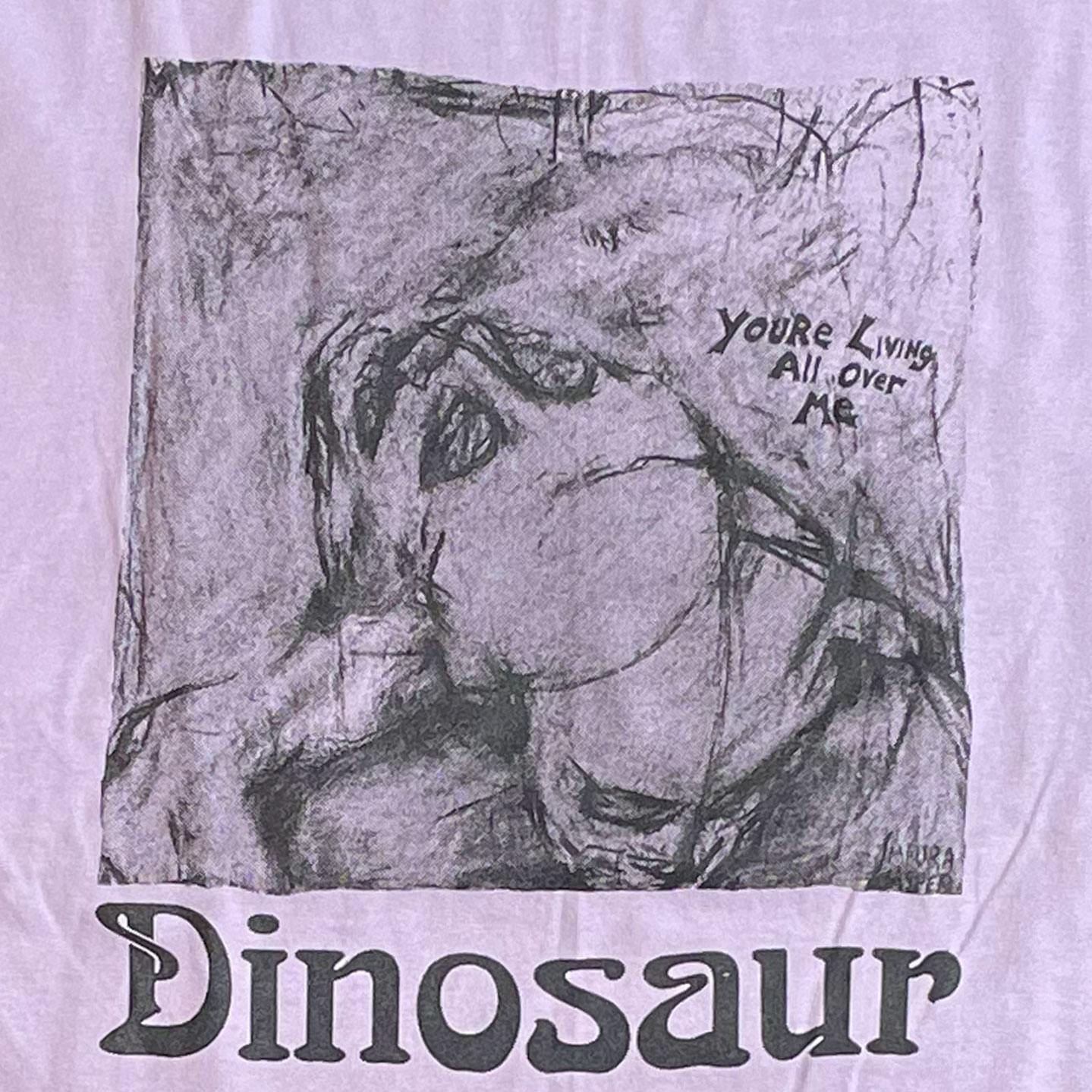DINOSAUR Jr Tシャツ  You're Living All Over Me