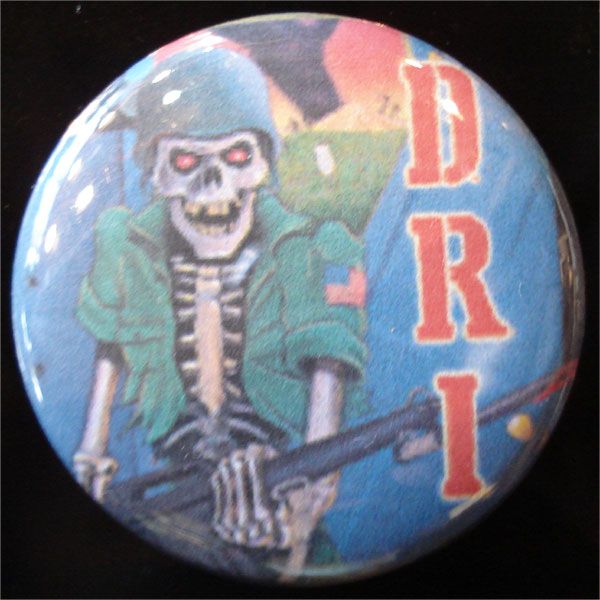D.R.I. バッジ Dirty Rotten